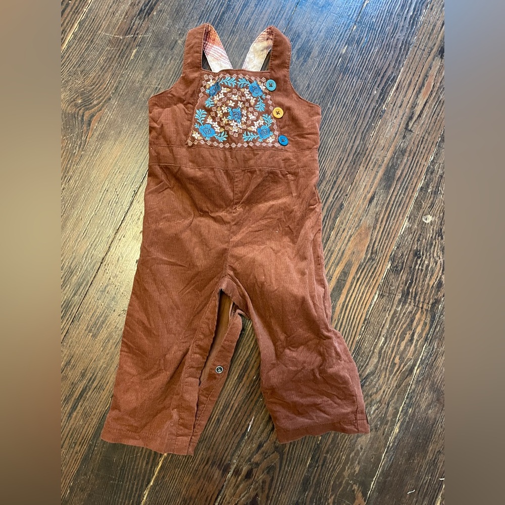 Matilda Jane corduroy overalls 3-6 mo